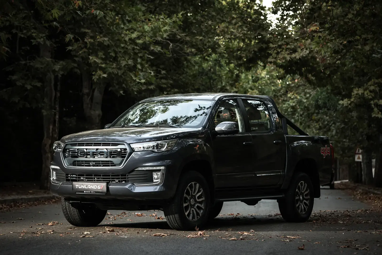 Foton pickup forest shoot for social media