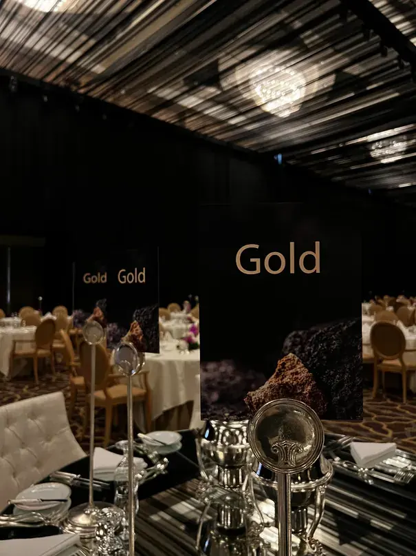 The gala dinner branding checklist.