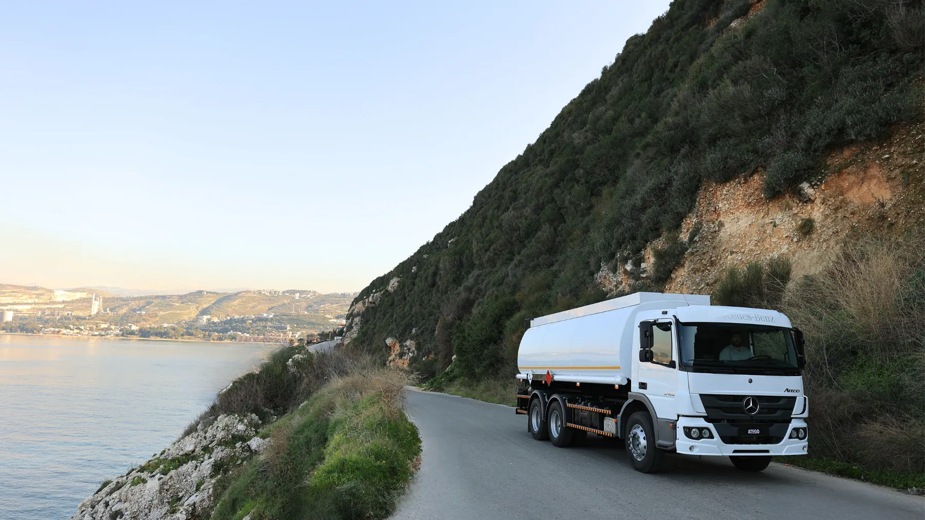 Mercedes-Benz trucks · Lebanese coast · photography by SevenPees