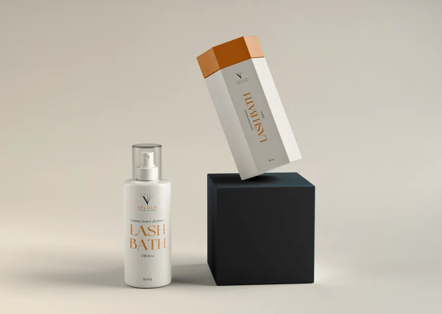 Velour Face Lounge Product packaging · SevenPees